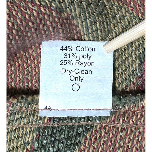 KHANGURA Tapestry Jacket Multicolor Print One Button Sz Small Fallcore Autumn - Picture 9 of 9